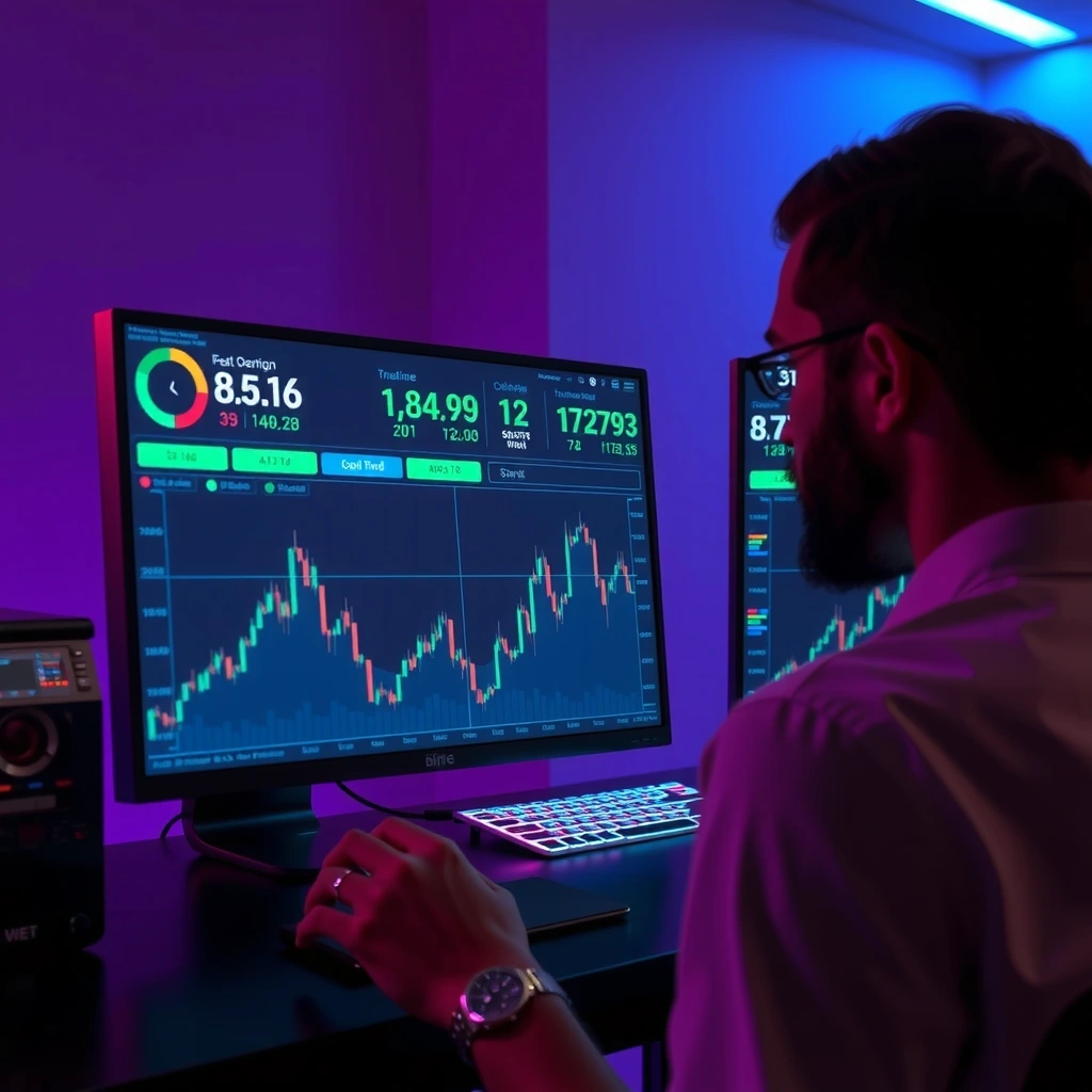 Dashboard de trading avanzado con gráficos en tiempo real